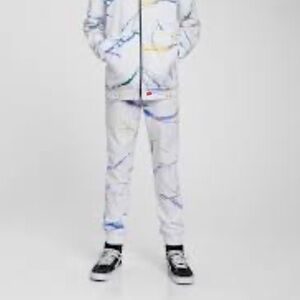 GapFit Teen Fit Tech Pull-On Pant Multi Marble NWT 12